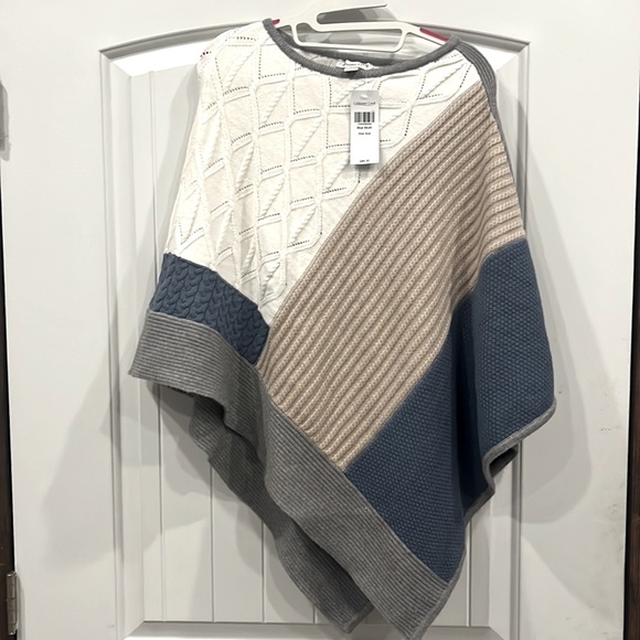 Coldwater Creek Sweaters - Cold Water Creek Knitted shawl poncho